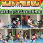 Kunjungi Anak Stunting, Babinsa Batu Itam Berikan Bantuan