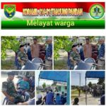 Ikut Berbelasungkawa, Babinsa Melayat Kerumah Duka Warga Binaannya