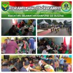 Anggota Koramil 414-05/Kelapa Kampit Hadiri Kegiatan Selamatan Kampung