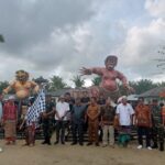 Danramil 414-01/Tanjung Pandan Hadiri Perayaan Ogoh-ogoh