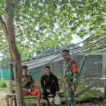 Babinsa Koramil 414-04/Membalong Jaga Situasi Kamtibmas Tetap Kondusif