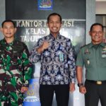 Danramil 414-01/Tanjungpandan Dampingi Kasdim 0414/ Silaturahmi ke Dinas Instansi Vertikal