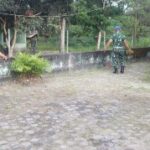 Sambut Bulan Suci Ramadhan, Kodim 0414/Belitung Bersihkan Masjid