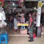 Babinsa Koramil 414-04/Membalong Pantau Kondisi Pasar