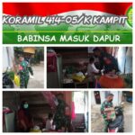 Peduli Kepada Warga Sakit, Babinsa Berikan Bantuan