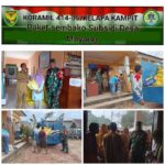 Beri Rasa Aman dan Kenyamanan, Babinsa Monitoring Paket Operasi Pasar Murah Bersubsidi