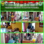 Berikan Paket Sembako Murah, Babinsa Ajak Masyarakat Amalkan Pancasila