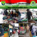 Berikan Rasa Aman dan Nyaman Kepada Masyarakat, Babinsa Koramil 414-01/Tanjung Pandan Laksakan Monitoring