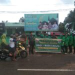 Menebar Kebaikan di Bulan Suci Ramadan, Koramil 414-03/Gantung Bagikan 100 Takjil Gratis