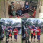 Babinsa Koramil 414-03/Gantung Berikan Bantuan Sembako dan Pakaian Kepada Warga Binaan