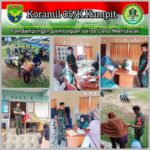 Anggota Koramil 414-05/Kelapa Kampit Monitoring Bantuan Pangan Dalam Program Bantuan Pangan-CBP 2023