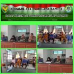 Babinsa Koramil 414-05/Kelapa Kampit Hadiri Rakor Pelaksanan Takbiran 2023