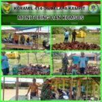 Beri Rasa Aman Kepada Masyarakat, Babinsa Pantau Situasi di Pasar Damar