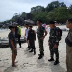 Berikan Rasa Aman Liburan Lebaran, Babinsa Patroli Kawasan Wisata