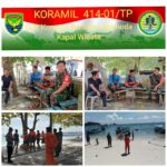 Komsos dengan Nahkoda Kapal, Babinsa Ingatkan Agar Selalu Lengkapi dan Gunakan Life Jacket