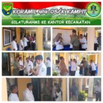 Pererat Silaturahmi Terjalin Lama, Anggota Koramil 414-05/Kelapa Kampit Komsos dengan Aparatur Kecamatan