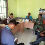 Masih Suasana Lebaran, Babinsa Koramil 04/Membalong Silaturahmi dengan Perangkat Desa
