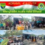 Pererat Silaturahmi di Bulan Syawal, Babinsa Laksanakan Halalbihalal 