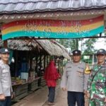 Babinsa Jangkar Asam Laksanakan Patroli Kamtibmas Gabungan dengan Anggota Polsek Gantung
