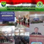 Babinsa Kampung Parit Hadiri Kelulusan SMK Negeri 3 Tanjung Pandan