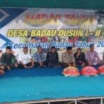 Danramil 414-01/Tanjung Pandan Hadiri Maras Tahun Desa Badau