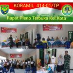Babinsa Koramil 414-01/Tanjung Pandan Hadiri Rapat Pleno Terbuka 