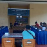 Babinsa Air Merbau Laksanakan Pendampingan Forum Konsultasi Publik