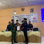 Danramil 414-01/Tanjung Pandan Hadiri Rapat Pleno Terbuka Rekapitulasi Daftar Pemilih Hasil Perbaikan DPS