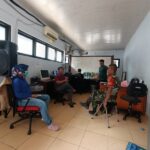 Babinsa Koramil 414-03/Gantung Anjangsana ke Kantor UPT Pasar Gantung