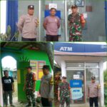 Berikan Rasa Aman, Babinsa Bersama Bhabinkamtibmas Lenggang Laksanakan Patroli Kamtibmas
