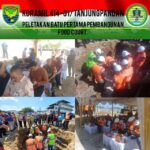 Babinsa Kampung Parit Hadiri Peletakan Batu Pertama Pembangunan Food Court