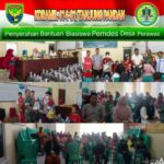 Hadiri Penyerahan Beasiswa, Babinsa Perawas Berpesan Agar Belajar dengan Tekun dan Rajin