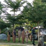Danramil 414-01/ Tanjung Pandan Jadi Irup Bendera Hari Senin di SMK Negeri 1 Sijuk