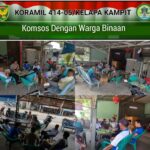 Komsos dengan Warga, Babinsa Suka Mandi Ingatkan Untuk Selalu Jaga Kesehatan