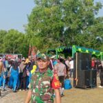 Jaga Situasi Aman dan Tertib, Babinsa Sijuk Monitoring Kegiatan Pj Gubernur Babel