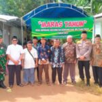 Babinsa 414-03/Gantung Hadiri Acara Maras Taun di Desa Dendang