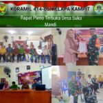 Babinsa Suka Mandi Hadiri Rapat Rapat Pleno Terbuka DPSHP Akhir