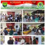 Babinsa Air saga Hadiri Rapat Pleno Terbuka Rekapitulasi Daftar Pemilih Hasil Perbaikan Tingkat Kecamatan