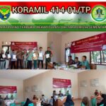 Babinsa Air Merbau Hadiri Rapat Pleno Terbuka 