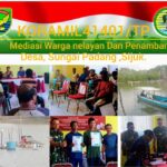 Babinsa Sungai Padang Dampingi Mediasi Antar Penambang dan Nelayan 
