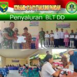 Babinsa Buluh Tumbang Dampingi Penyaluran Bantuan Langsung Tunai Dana Desa