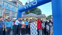 Peringati HUT ke-77 Bhayangkara, Ribuan Masyarakat Ikuti Jalan Santai Bersama TNI-POLRI