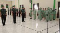Kasdim 0414/Belitung Pimpin Tradisi Pelepasan Pindah Satuan 