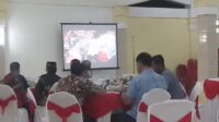 Danramil 414-01/Tanjung Pandan Nobar Pagelaran Wayang Kulit