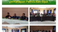 Danramil 414-01/Tanjungpandan Hadiri Rakor Pentahapan Pemilu 