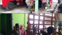 Babinsa Gantung Laksanakan Pam Pendistribusian Gas Melon 3 Kg