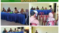 Babinsa Desa Juru Seberang Hadiri Rapat Musdessus