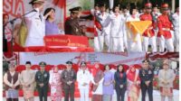 Algafry Irup Bendera Peringatan HUT Ke-78 Kemerdekaan RI Tahun 2023