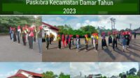 Babinsa Desa Sukamandi Latih Calon Paskibra Kecamatan Damar