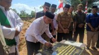 Molen Letakkan Batu Pertama Pembangunan Ponpes Miftahul Ulum Kholili